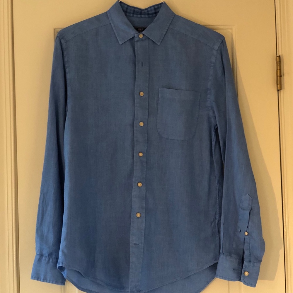 Men’s Vineyard Vines XS Linen Button Down